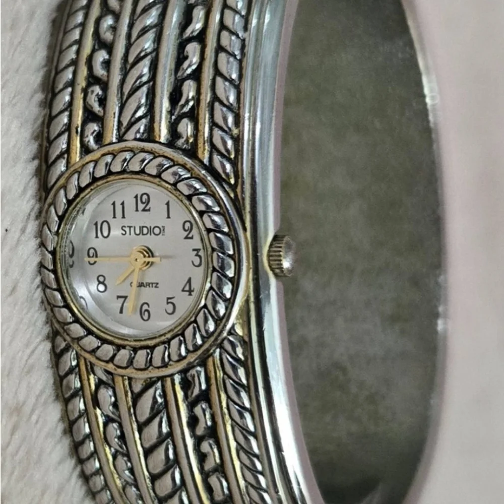 Studio Silver Bangle Bracelet Watch